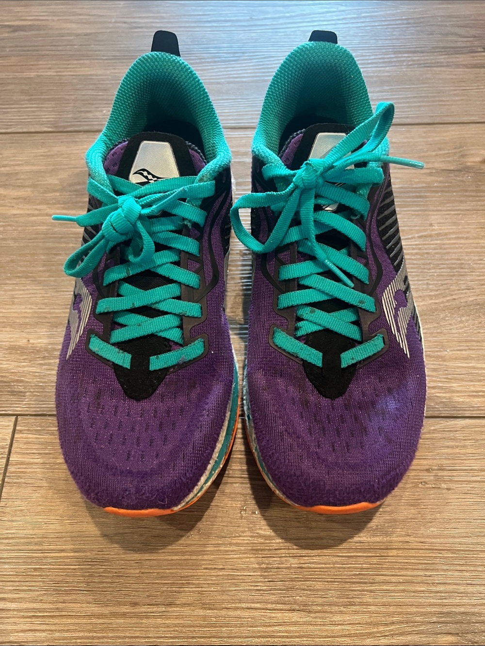 Saucony Women's Purple & Teal Athletic Running Shoes